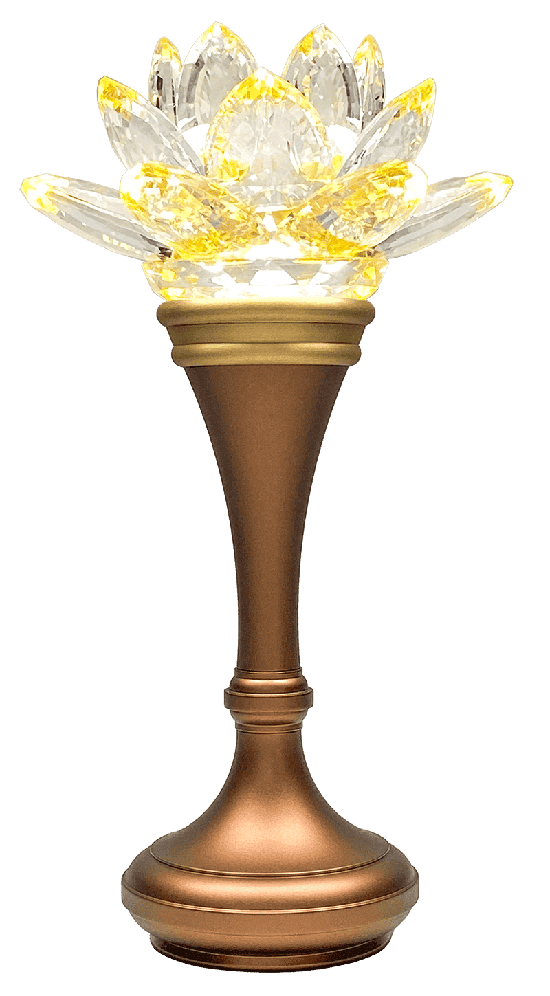 佛具-古沉色-寶華-銅器-香爐-佛燈-供杯-茶几