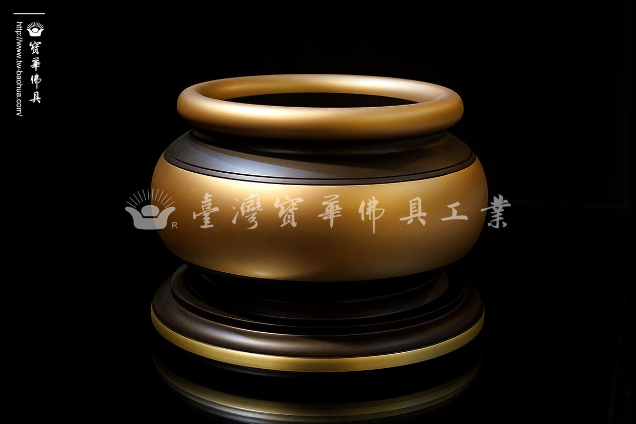 佛具-古金粉-寶華-銅器-香爐-佛燈-供杯-茶几