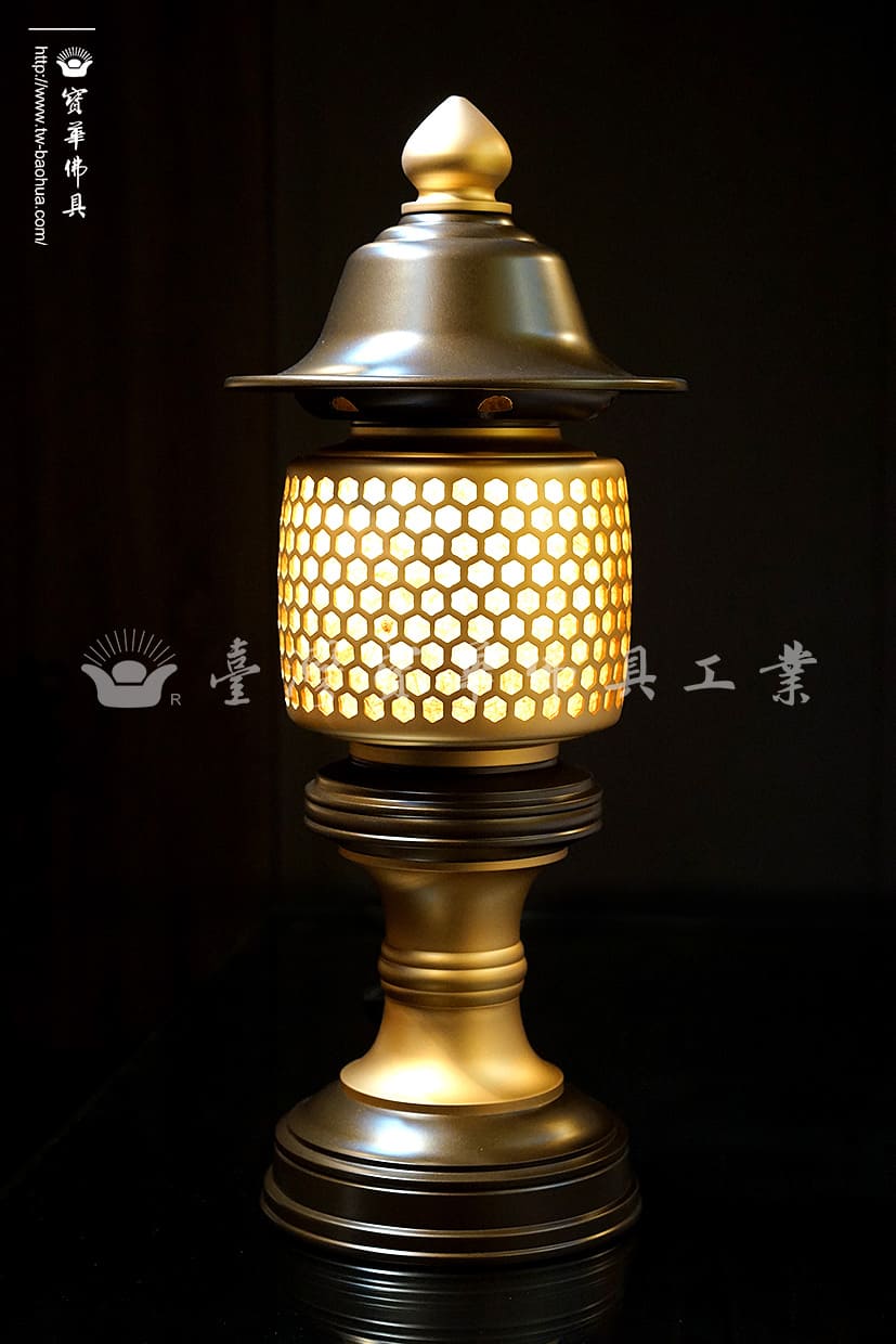 佛具-古金粉-寶華-銅器-香爐-佛燈-供杯-茶几