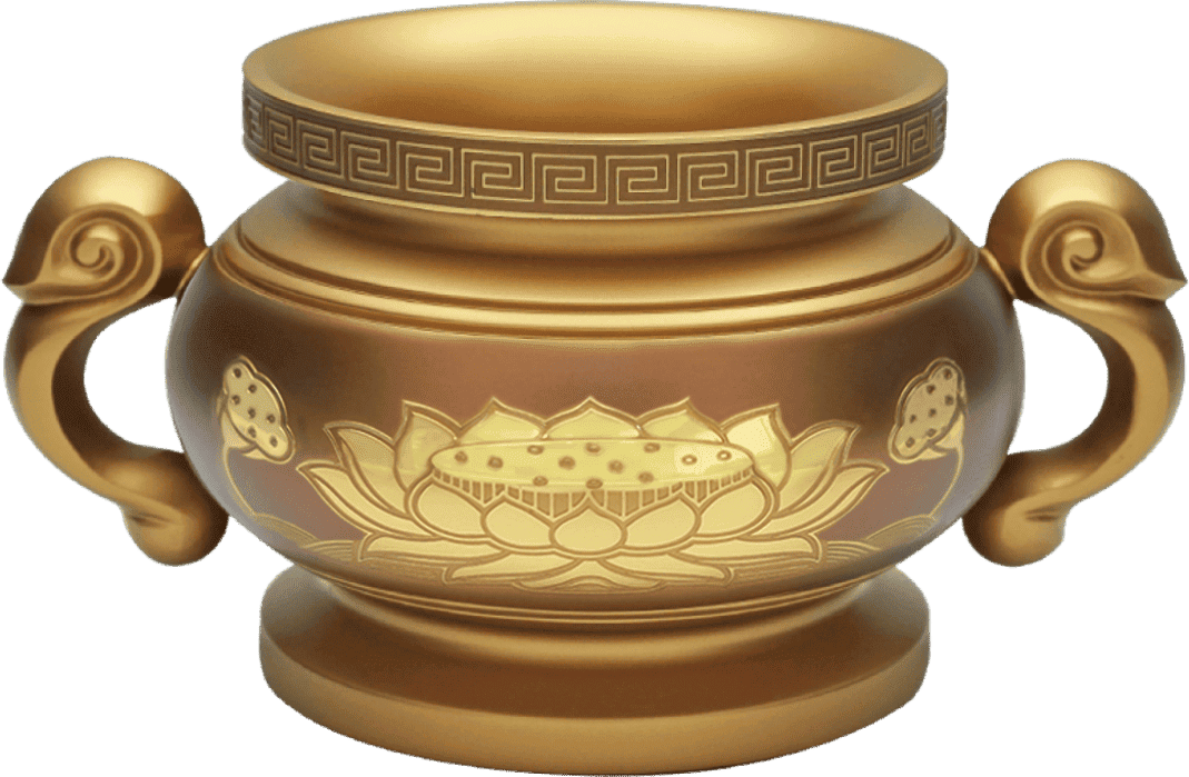 佛具-古沉色-寶華-銅器-香爐-祖先爐-佛燈-供杯-茶几