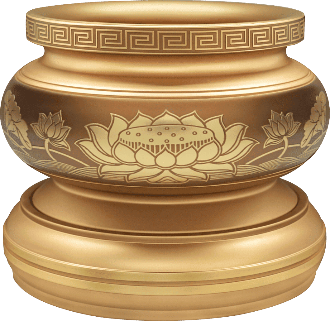 佛具-古沉色-寶華-銅器-香爐-佛爐-神明爐-佛燈-供杯-茶几