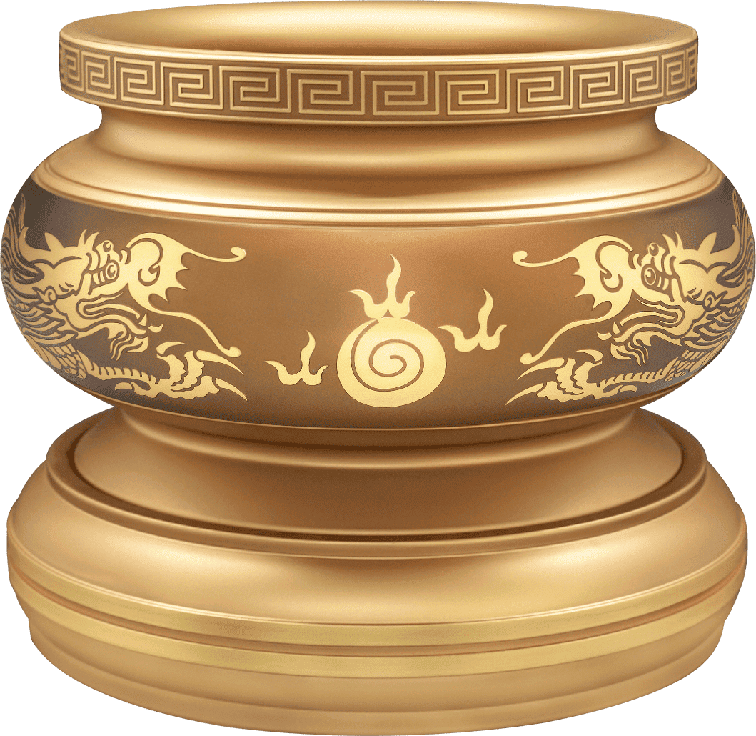 佛具-古沉色-寶華-銅器-香爐-佛爐-神明爐-佛燈-供杯-茶几