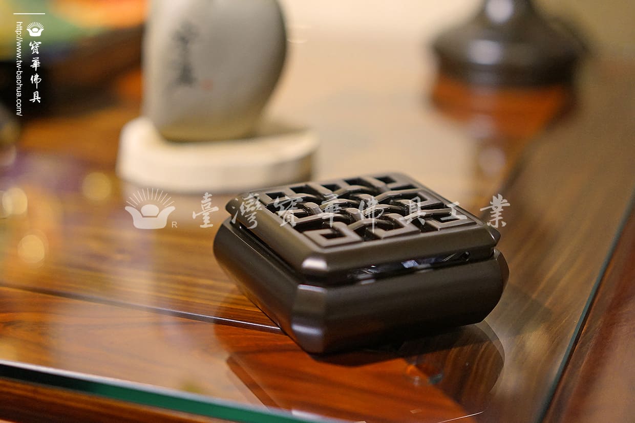 佛具-仿古-寶華-銅器-香爐-佛燈-供杯-茶几