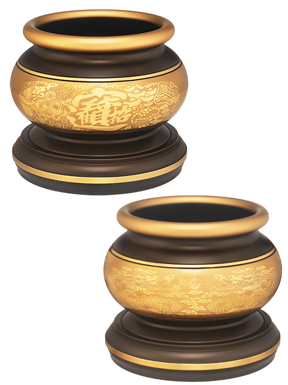 佛具-雙色-寶華-銅器-香爐-佛爐-神明爐-佛燈-供杯-茶几