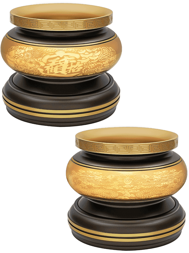 佛具-雙色-寶華-銅器-香爐-佛爐-神明爐-佛燈-供杯-茶几