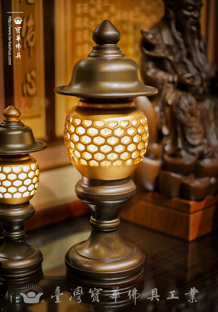 佛具-雙色-寶華-銅器-香爐-佛燈-供杯-茶几