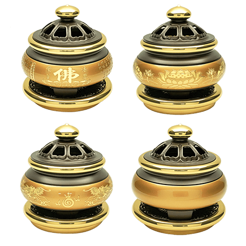 佛具-雙色-寶華-銅器-香爐-佛爐-神明爐-佛燈-供杯-茶几-淨爐