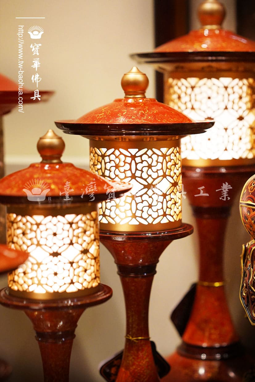 佛具-大紅袍-寶華-銅器-香爐-佛燈-供杯-茶几