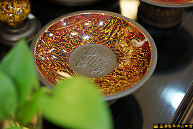 佛具-變塗-寶華-銅器-香爐-佛燈-供杯-茶几