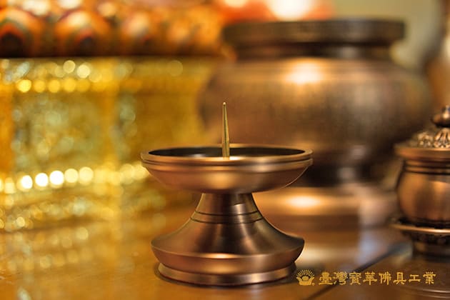 佛具-手染-寶華-銅器-香爐-佛燈-供杯-茶几