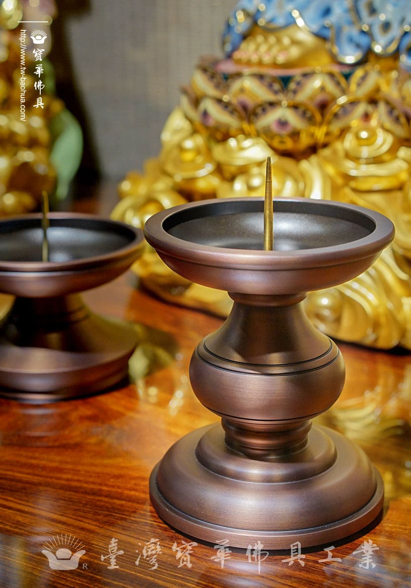 佛具-手染-寶華-銅器-香爐-佛燈-供杯-茶几