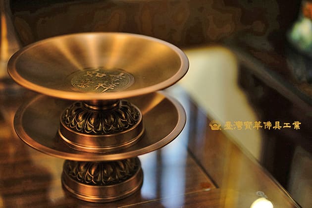 佛具-手染-寶華-銅器-香爐-佛燈-供杯-茶几