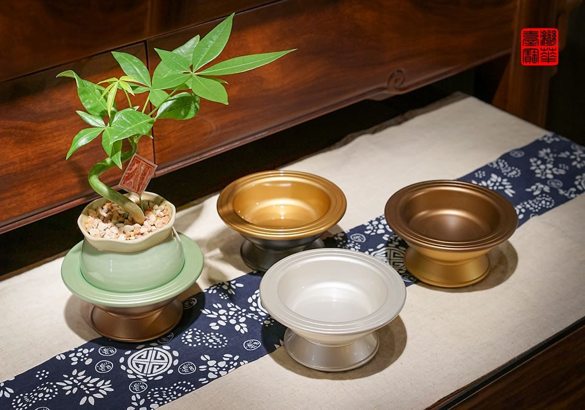 佛具-御花器-寶華-銅器-香爐-佛燈-供杯-茶几