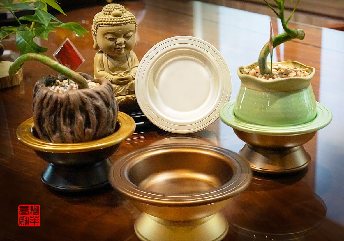 佛具-御花器-寶華-銅器-香爐-佛燈-供杯-茶几