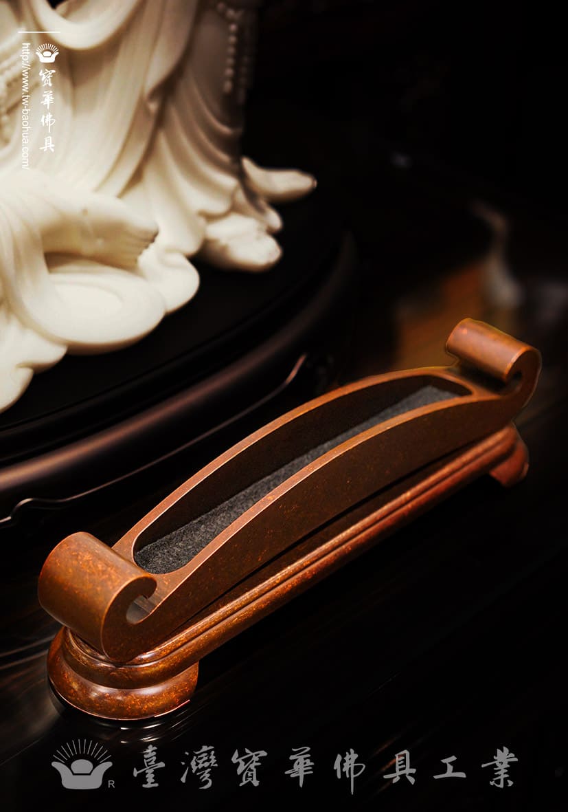 佛具-熱染紅-寶華-銅器-香爐-佛燈-供杯-茶几