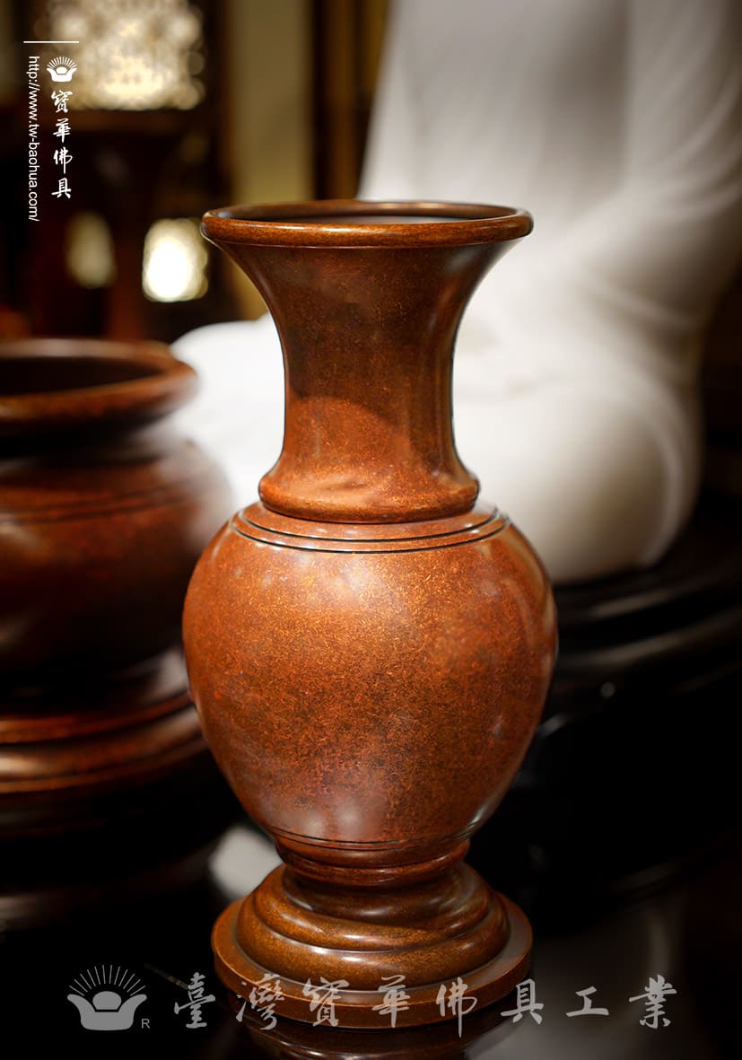 佛具-熱染紅-寶華-銅器-香爐-佛燈-供杯-茶几