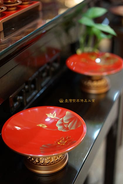 佛具-描金-寶華-銅器-香爐-佛燈-供杯-茶几