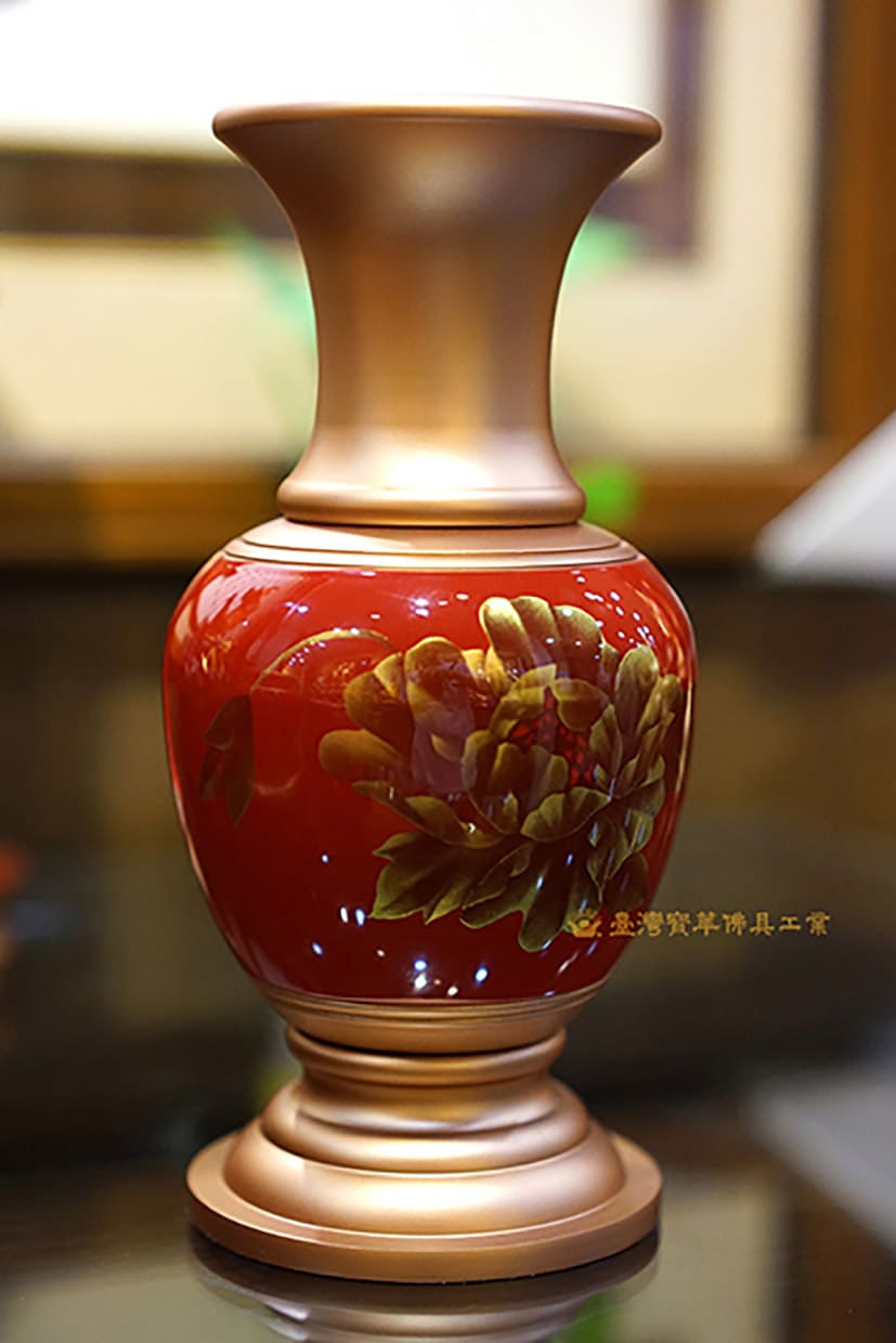 佛具-描金-寶華-銅器-香爐-佛燈-供杯-茶几