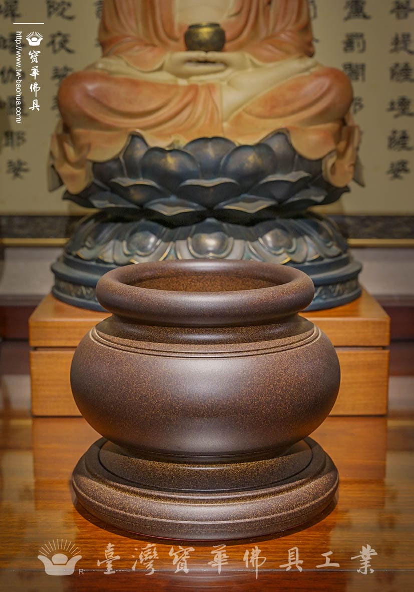 佛具-礦彩-寶華-銅器-香爐-佛燈-供杯-茶几