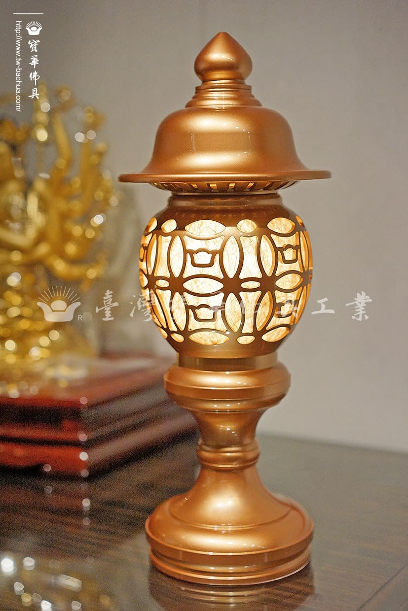 佛具-紅珊瑚-寶華-銅器-香爐-佛燈-供杯-茶几