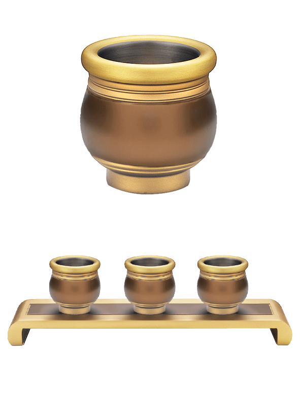 佛具-古沉色-寶華-銅器-香爐-祖先爐-佛燈-供杯-茶几