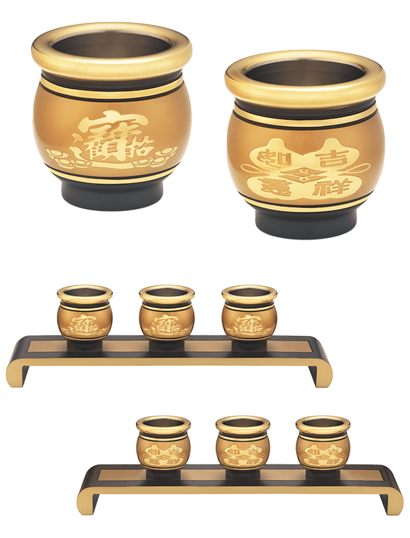 佛具-雙色-寶華-銅器-香爐-祖先爐-佛燈-供杯-茶几