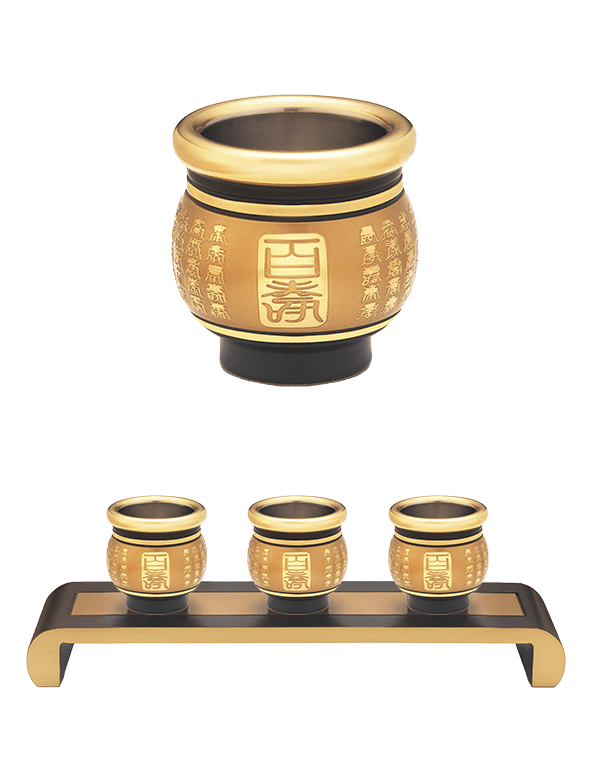 佛具-雙色-寶華-銅器-香爐-祖先爐-佛燈-供杯-茶几