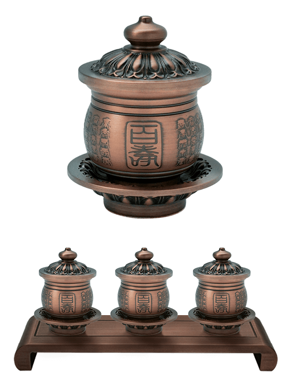 佛具-手染-寶華-銅器-香爐-祖先爐-佛燈-供杯-茶几‵