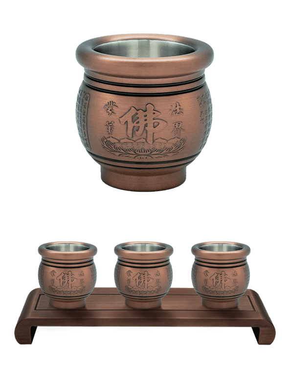 佛具-手染-寶華-銅器-香爐-祖先爐-佛燈-供杯-茶几‵