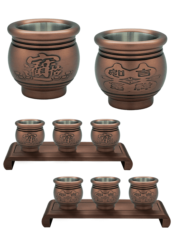 佛具-手染-寶華-銅器-香爐-祖先爐-佛燈-供杯-茶几‵