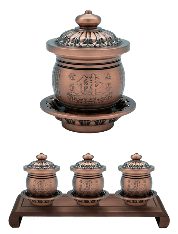 佛具-手染-寶華-銅器-香爐-祖先爐-佛燈-供杯-茶几‵