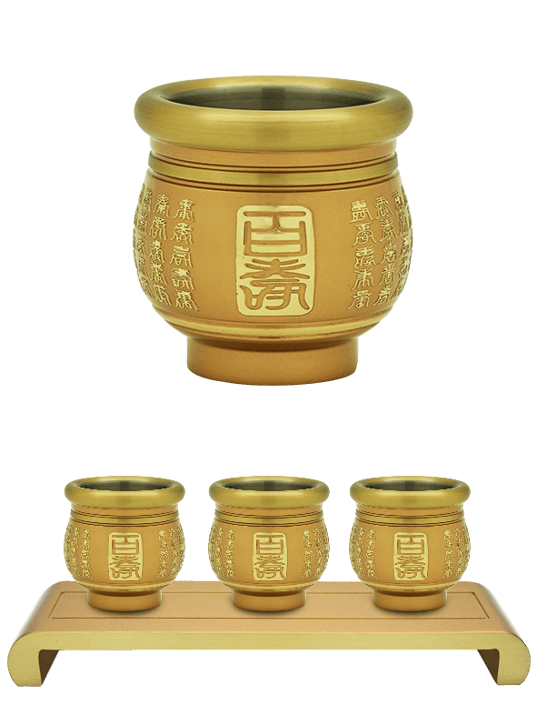 佛具-粉金-寶華-銅器-香爐-祖先爐-佛燈-供杯-茶几‵