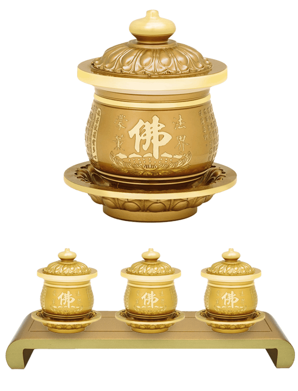 佛具-粉金-寶華-銅器-香爐-祖先爐-佛燈-供杯-茶几